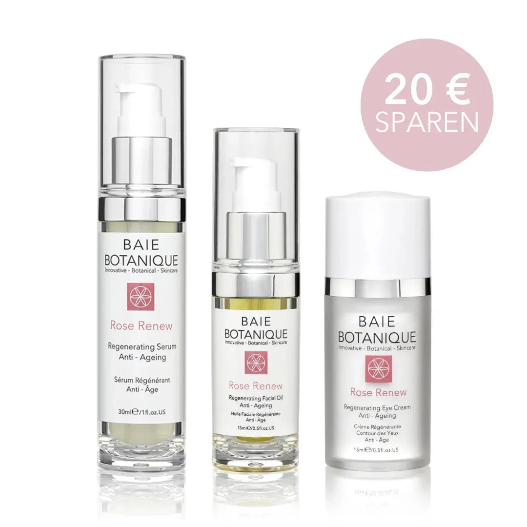 Straffen + Hydratisieren, Regenerieren + Strahlen Bundle BaieBotanique