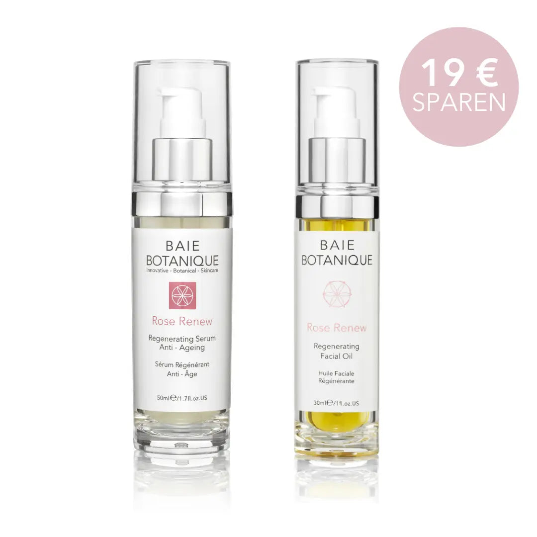 Hydratisieren + Strahlen-Duo Bundle BaieBotanique 50ml Serum + 30ml Gesichtsöl
