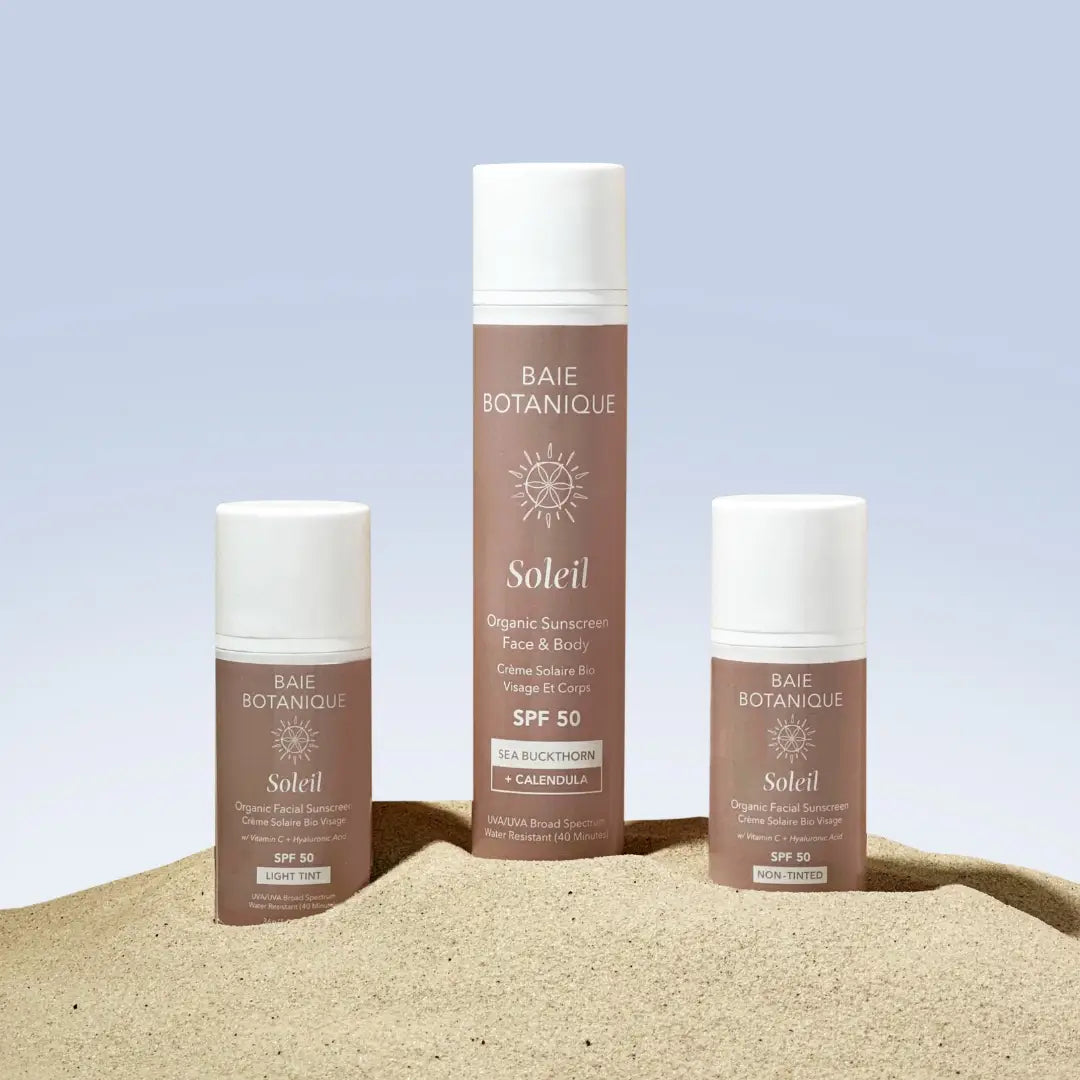 Sonnenschutz Basis Bundel Sunscreen Baie Botanique EU | Organic and Vegan Skincare