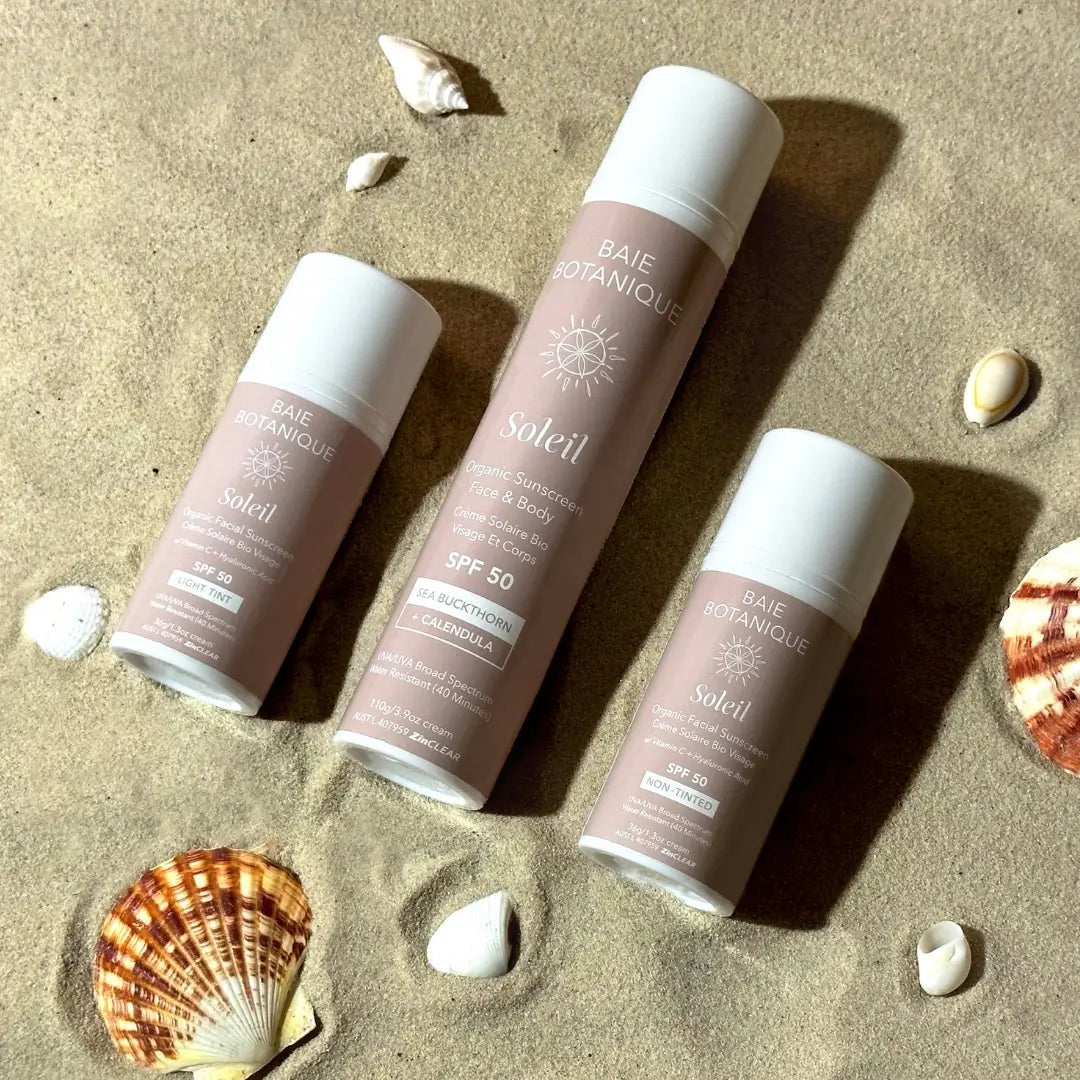 Sonnenschutz Basis Bundel Sunscreen Baie Botanique EU | Organic and Vegan Skincare