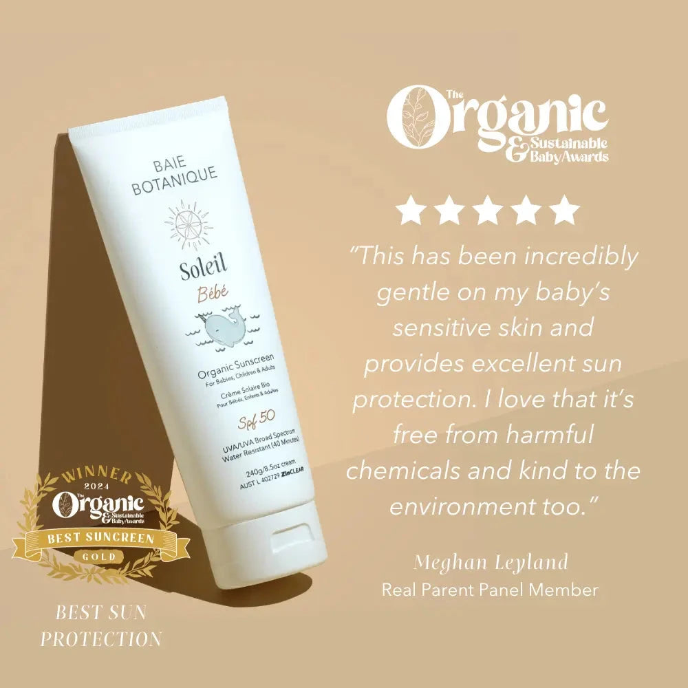 Baie Botanique Soleil Baby-Sonnenschutz Sunscreen Baie Botanique EU | Organic and Vegan Skincare 