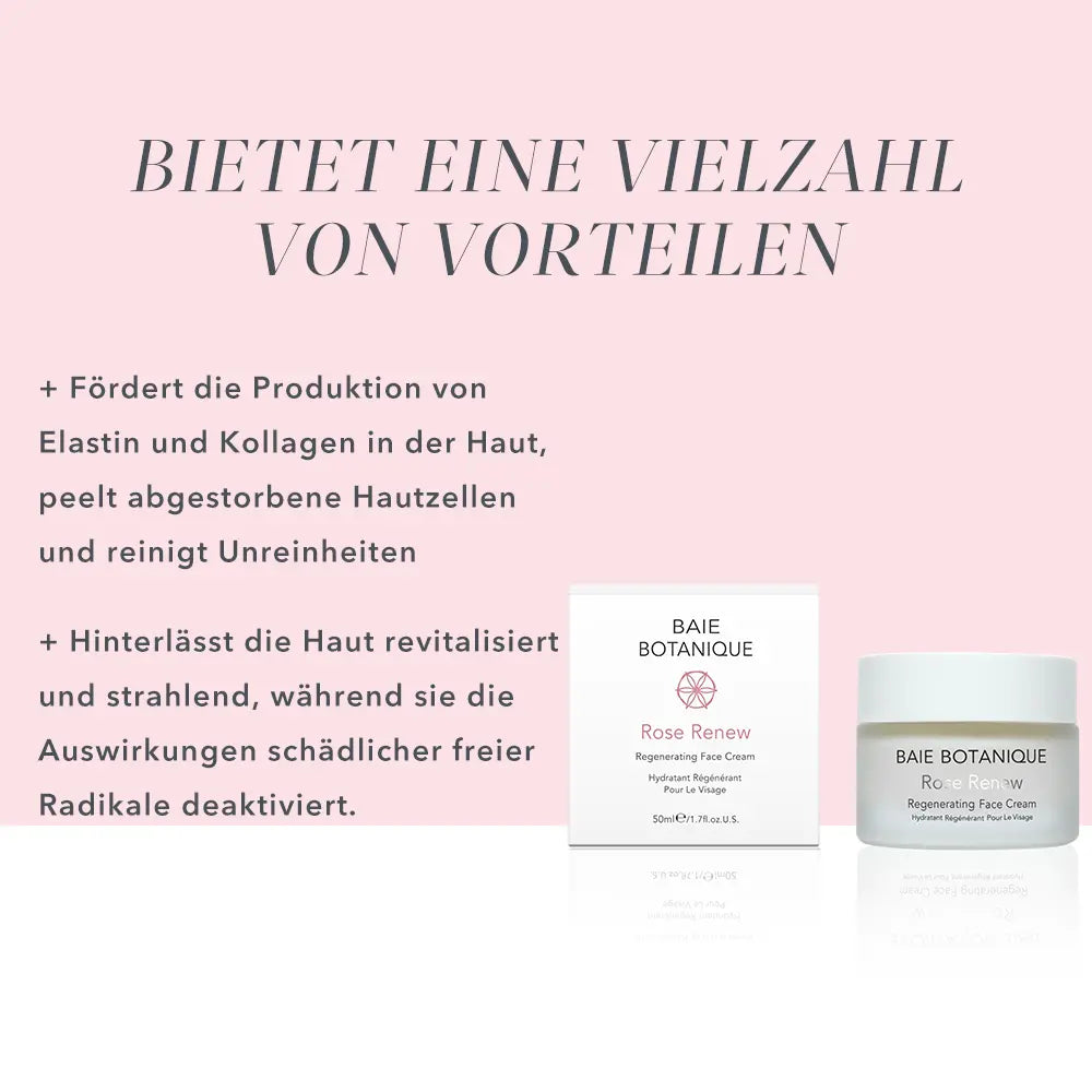 Regenerierende Gesichtscreme Moisturiser BaieBotanique 