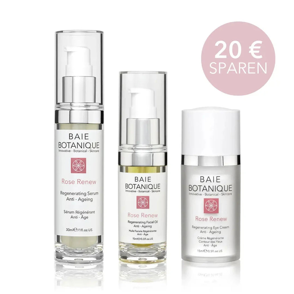 Straffen + Hydratisieren, Regenerieren + Strahlen Bundle BaieBotanique 