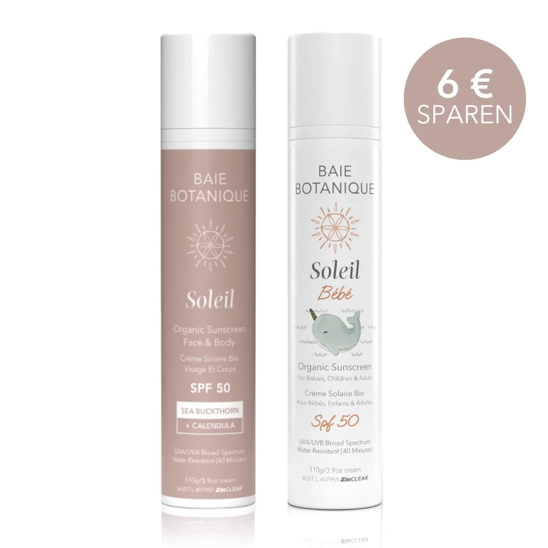 Familien-Sonnenpflegepaket Sunscreen Baie Botanique EU | Organic and Vegan Skincare 