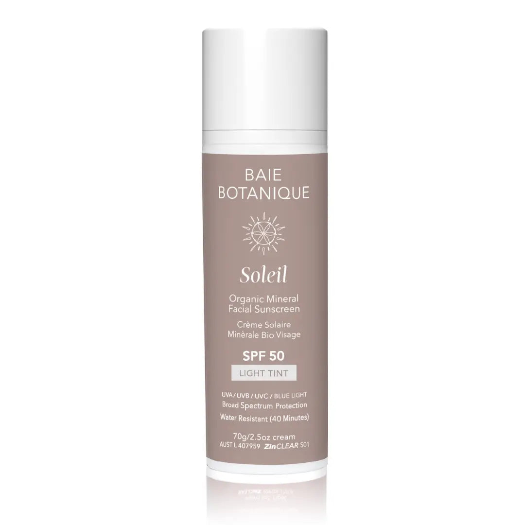 Baie Botanique Soleil Gesichts-Sonnenschutz Sunscreen Baie Botanique EU | Organic and Vegan Skincare GETÖNT 70g 