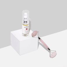 Rosenquarz Dual-Action Gesichtsroller Accessories Baie Botanique EU | Organic and Vegan Skincare 