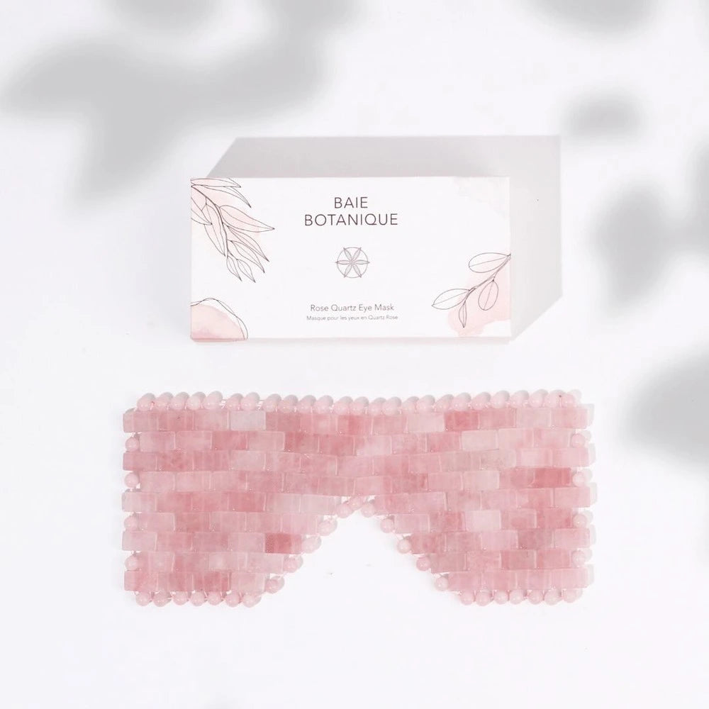 Rosenquarz-Augenmaske Eye Mask Baie Botanique EU | Organic and Vegan Skincare 